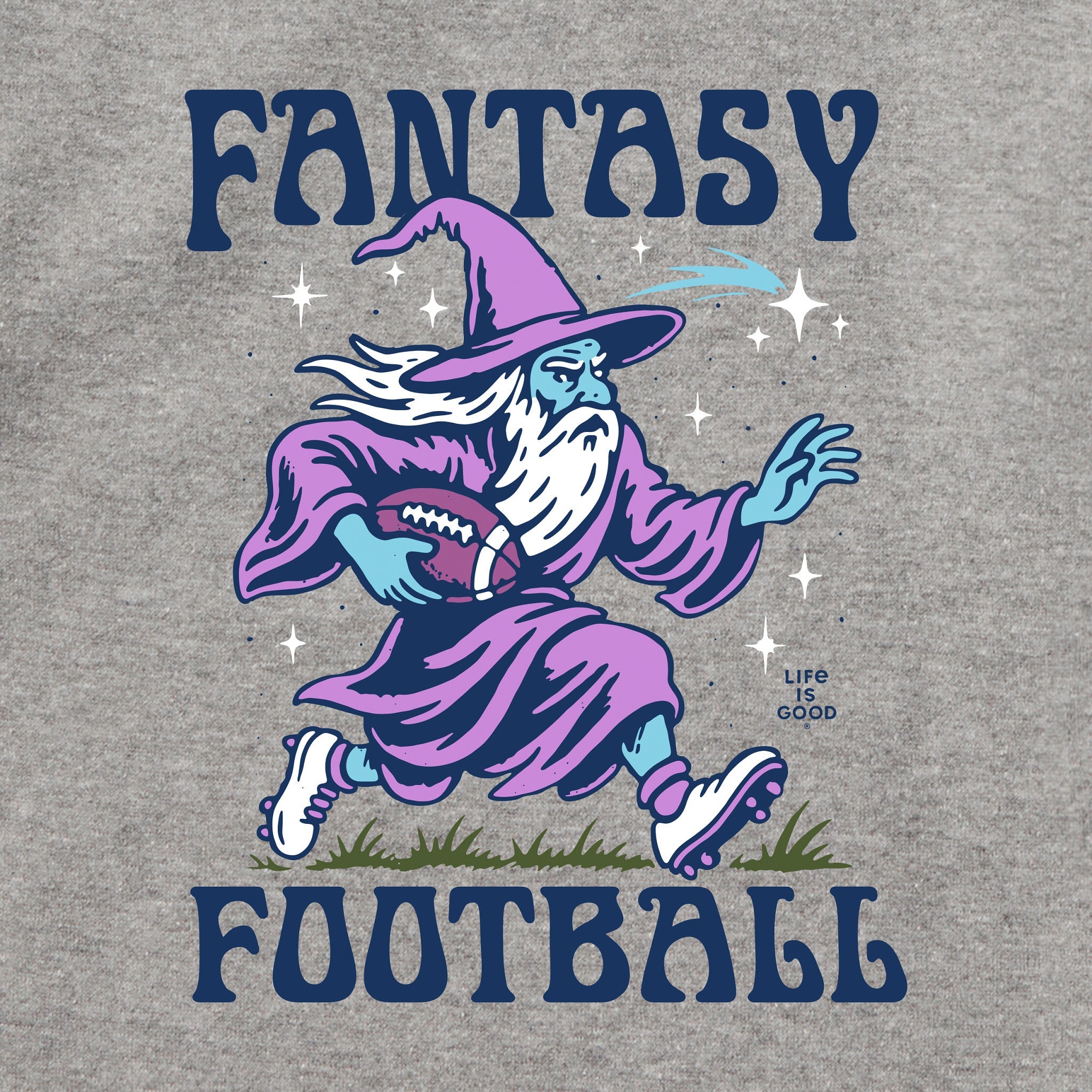 Adult Unisex Fantasy Football Wizard Every Wear Crew Sweatshirt