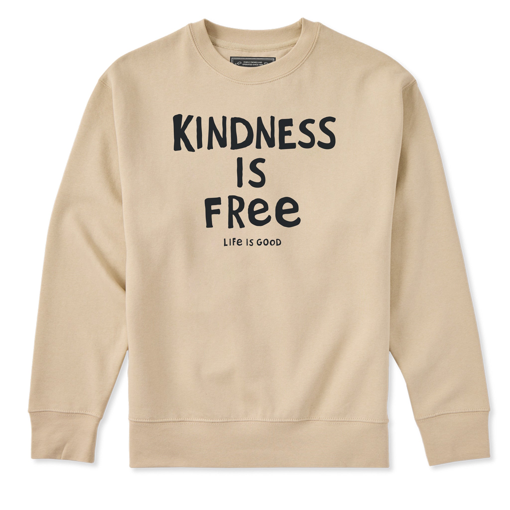 Adult Unisex Kindness is Free Every Wear Crew Sweatshirt