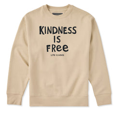 Adult Unisex Kindness is Free Every Wear Crew Sweatshirt