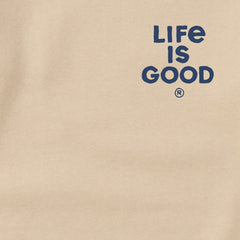 Adult Unisex Life is Good Sunset Waves Every Wear Crew Sweatshirt