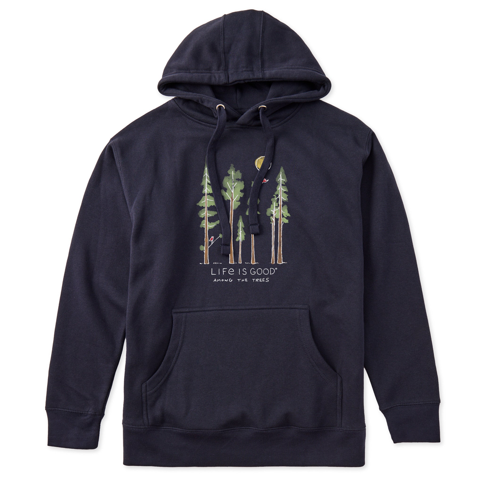 Adult Unisex Life is Good Among the Trees Every Wear Hoodie Sweatshirt