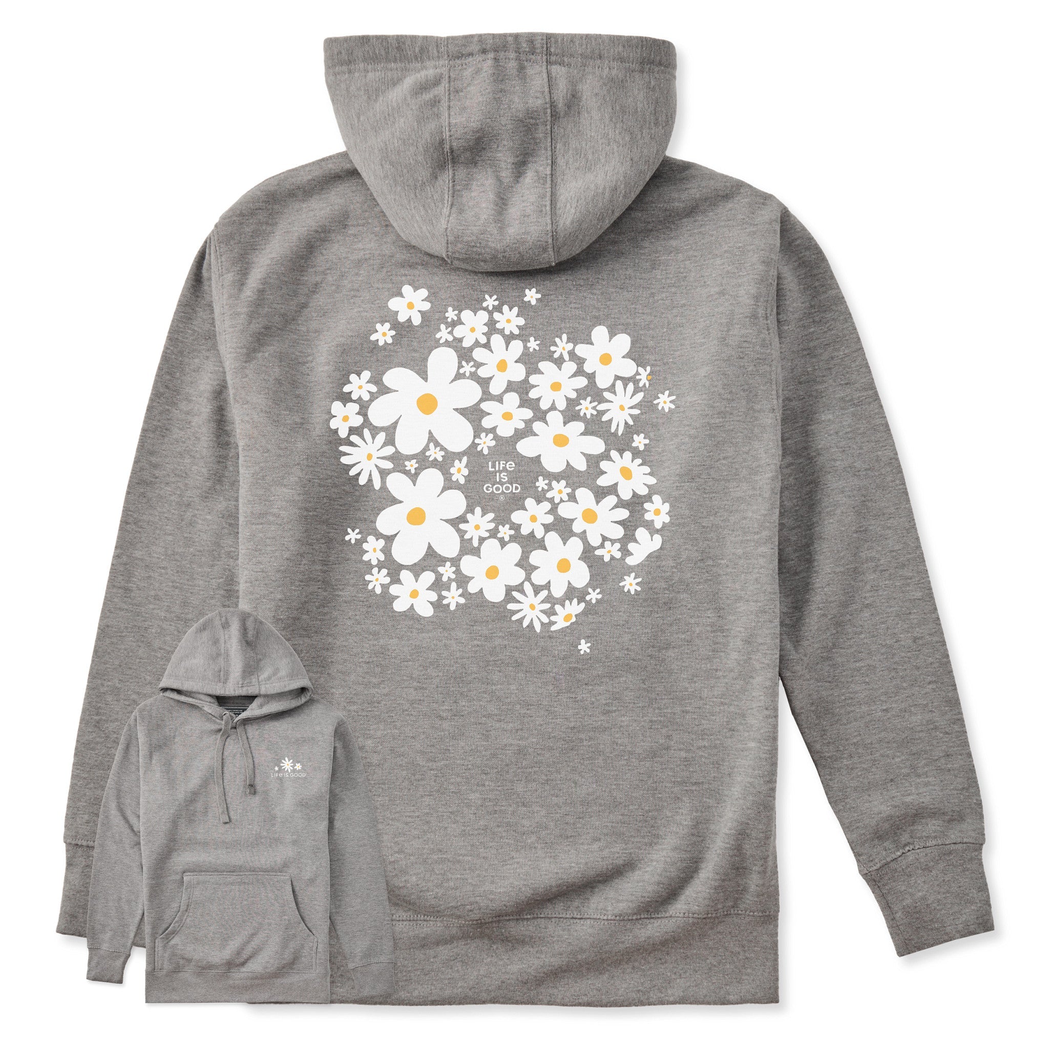 Adult Unisex Daisy Splash Every Wear Hoodie Sweatshirt