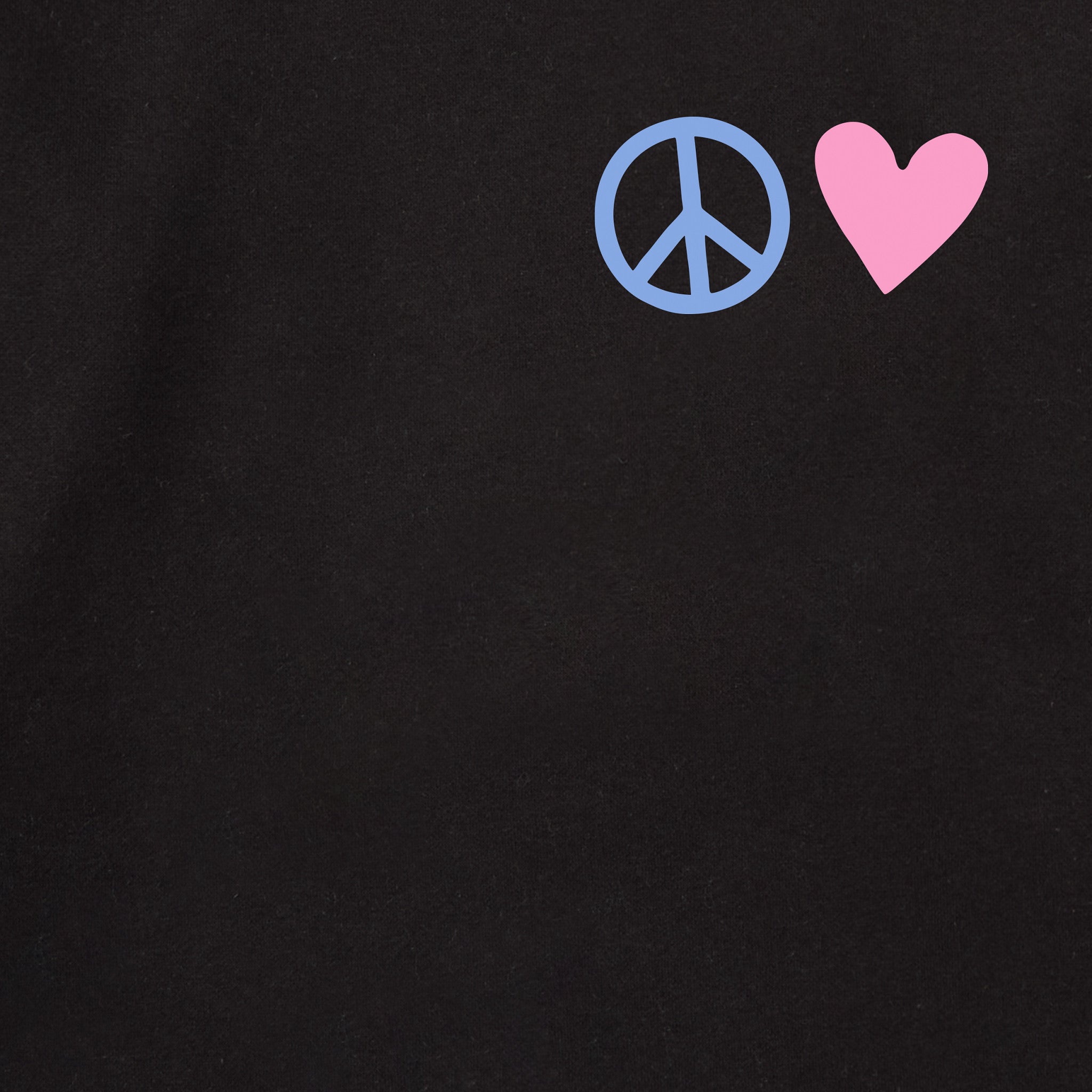 Adult Unisex Peace and Love Together Every Wear Hoodie Sweatshirt