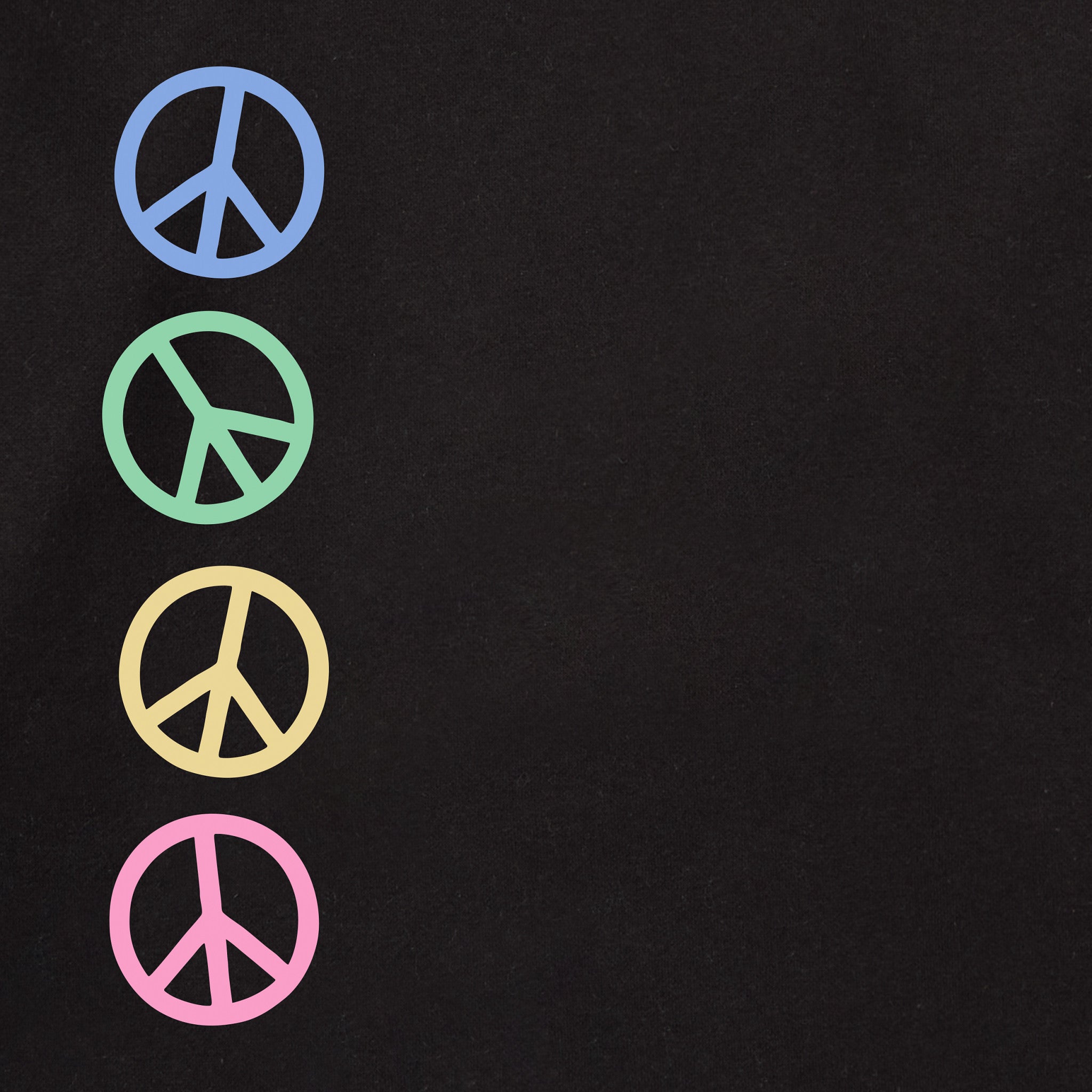 Adult Unisex Peace and Love Together Every Wear Hoodie Sweatshirt