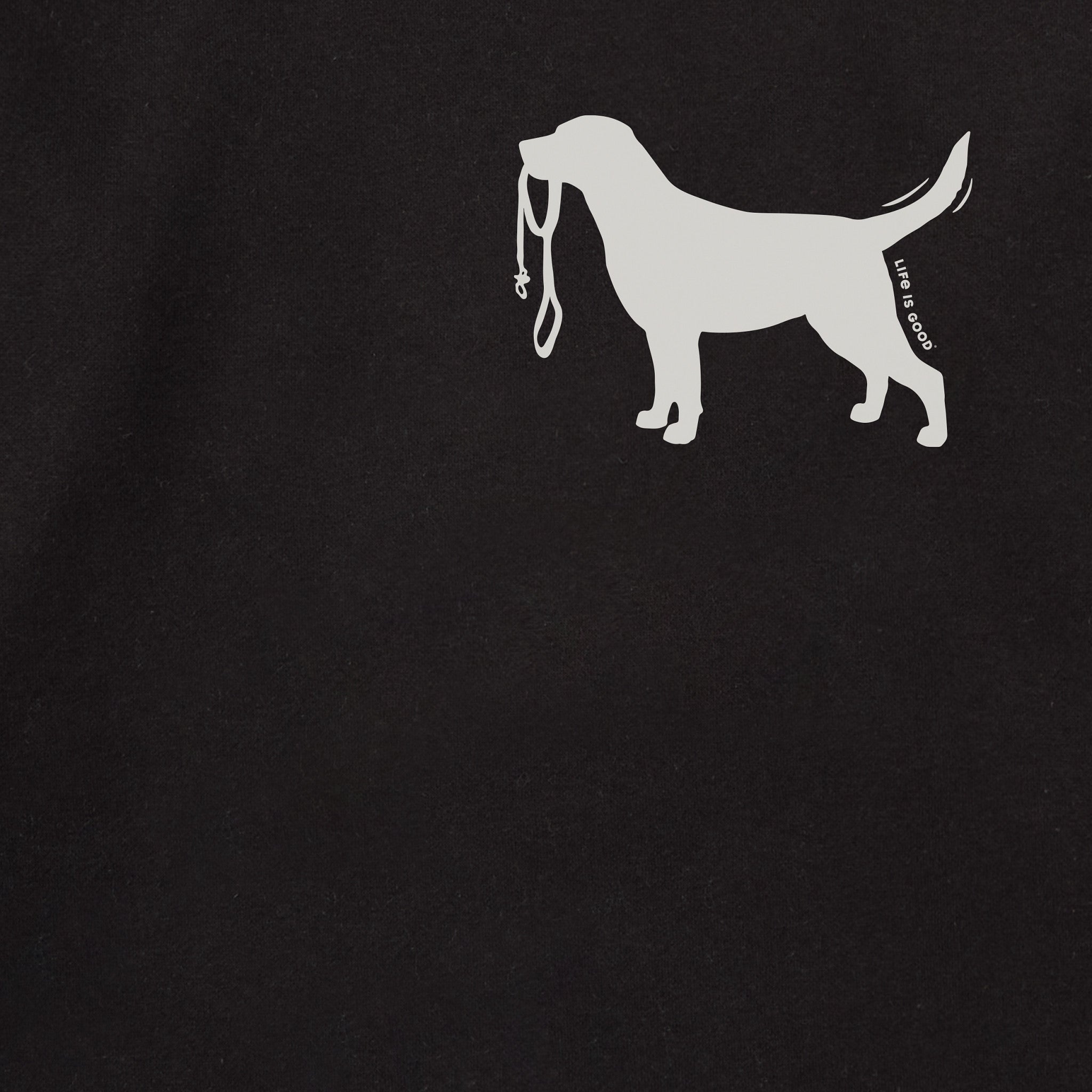 Adult Unisex Labrador Leash Every Wear Hoodie Sweatshirt