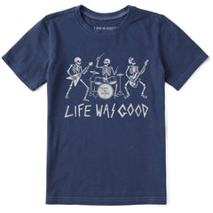 Kids Life Was Good Rock Band Short Sleeve Crusher Tee