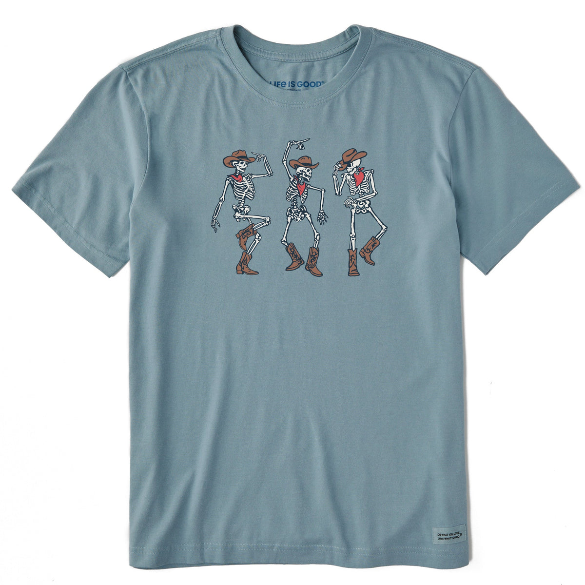 Men's Howdy Skeletons Short Sleeve Crusher Tee