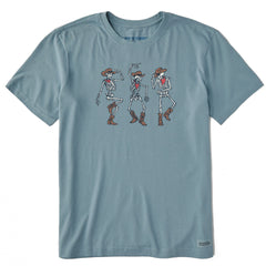 Men's Howdy Skeletons Short Sleeve Crusher Tee