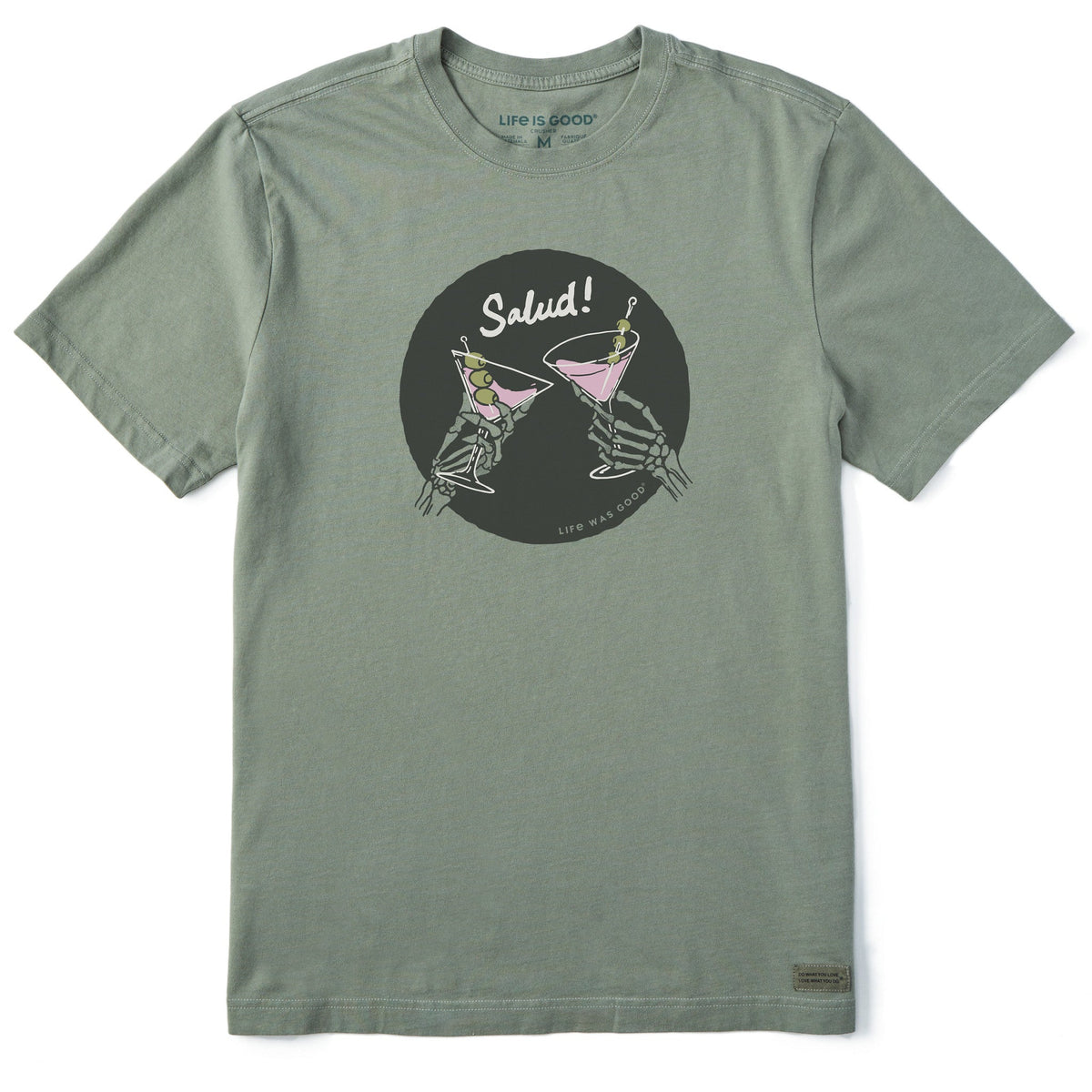 Men's Skeleton Salud Short Sleeve Crusher Tee