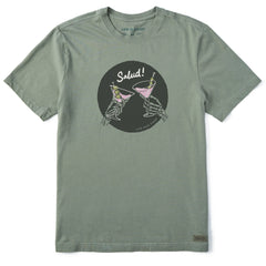 Men's Skeleton Salud Short Sleeve Crusher Tee