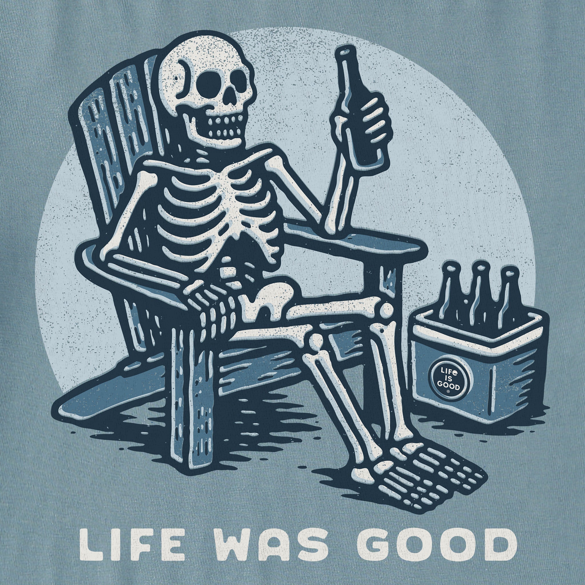 Men's Life Was Good Adirondack Short Sleeve Crusher Tee