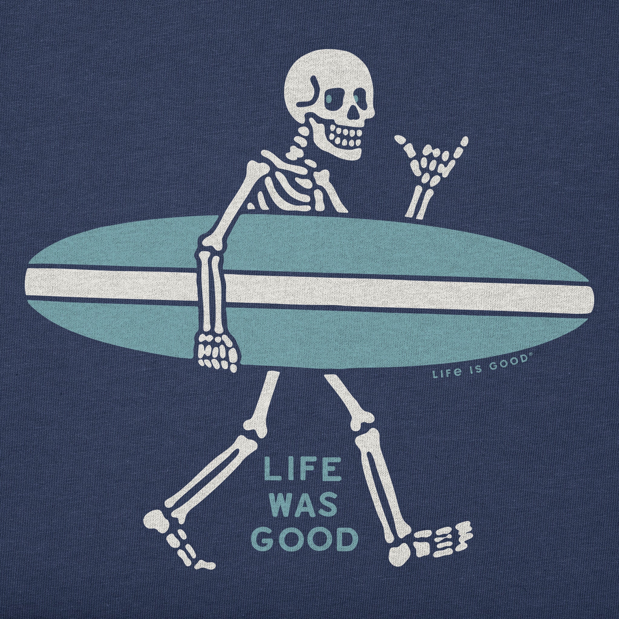 Men's Life Was Good in the Surf Short Sleeve Crusher Tee