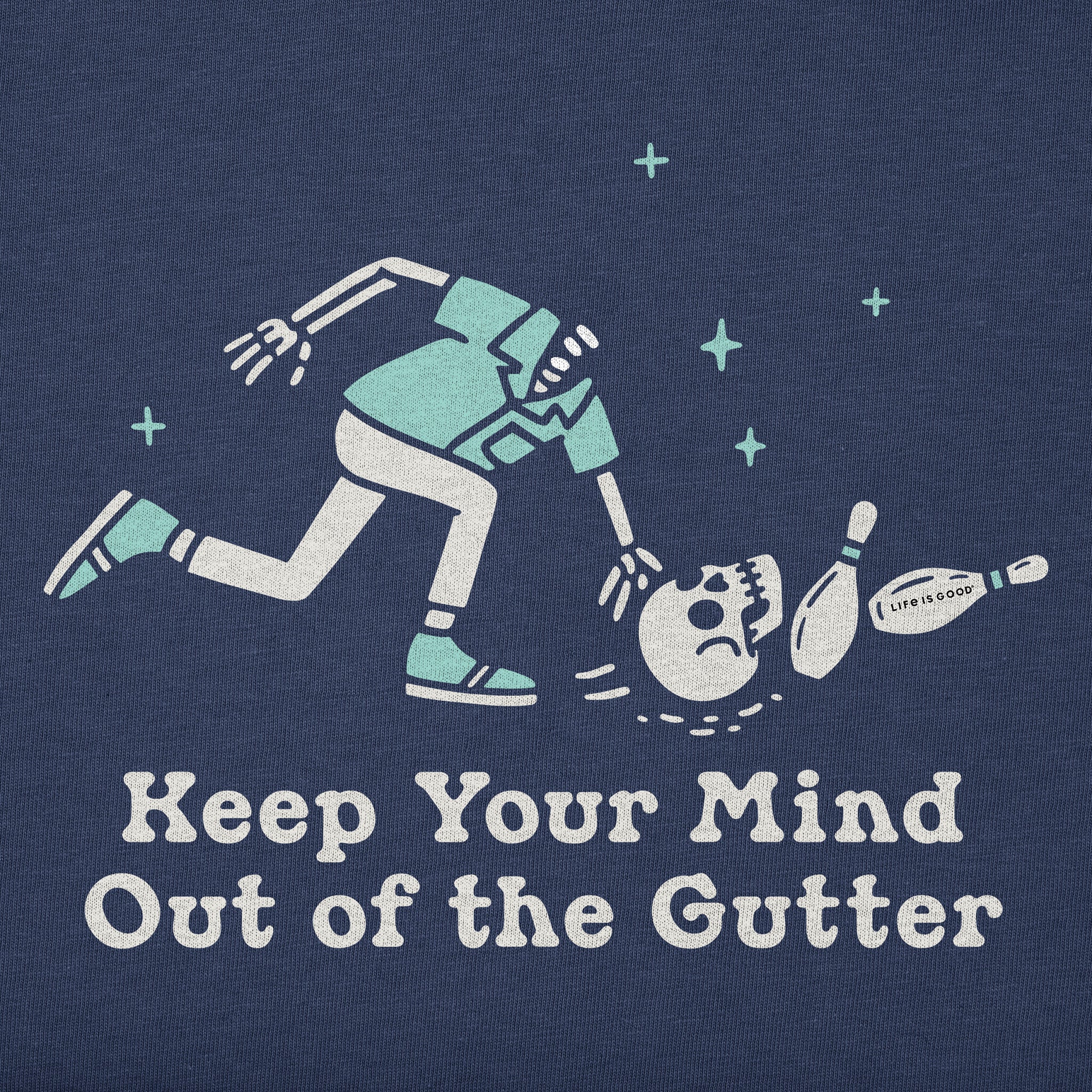 Women's Keep Your Mind Out of the Gutter Short Sleeve Crusher Boxy Tee