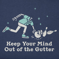Women's Keep Your Mind Out of the Gutter Short Sleeve Crusher Boxy Tee
