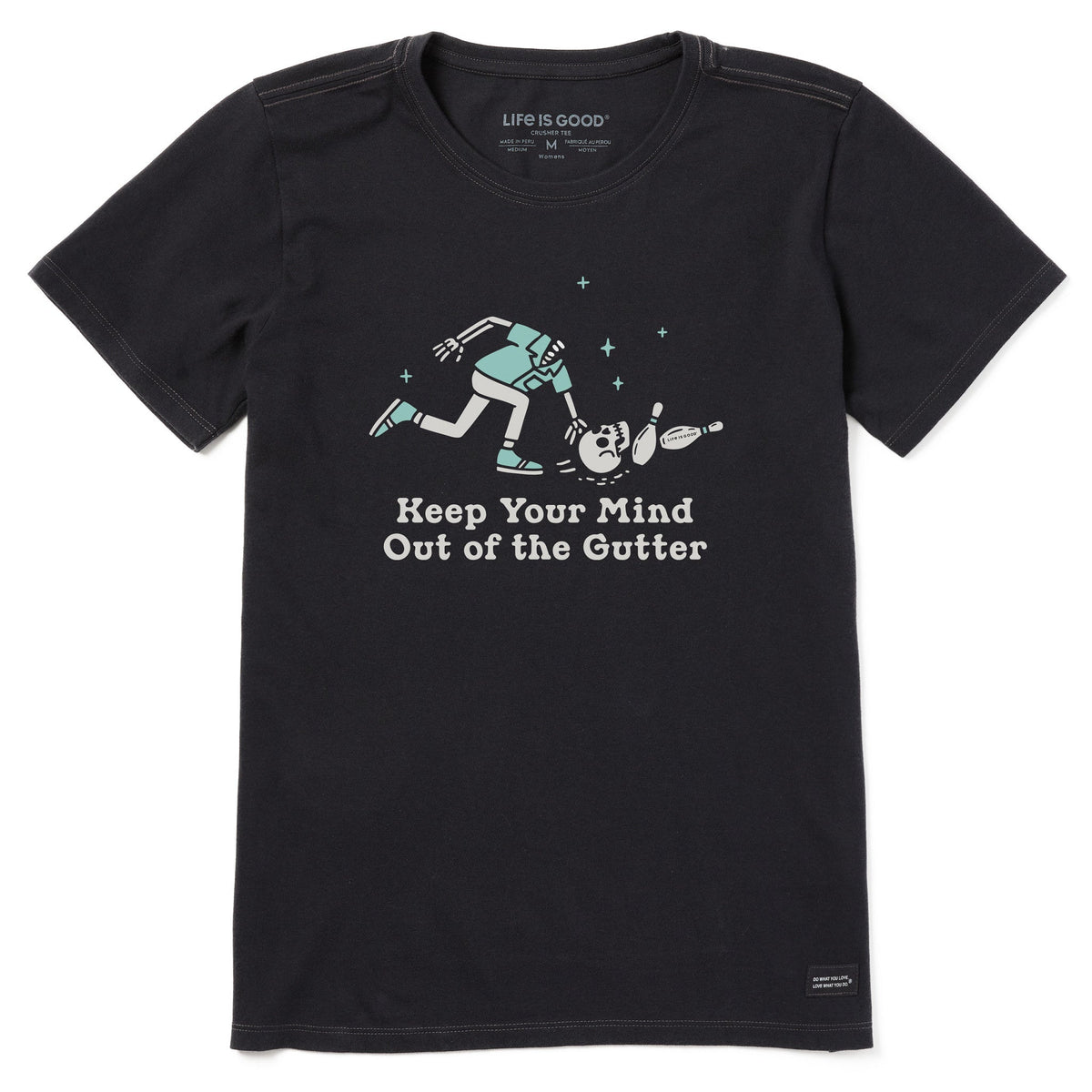 Women's Keep Your Mind Out of the Gutter Short Sleeve Crusher Tee