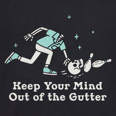 Women's Keep Your Mind Out of the Gutter Short Sleeve Crusher Tee