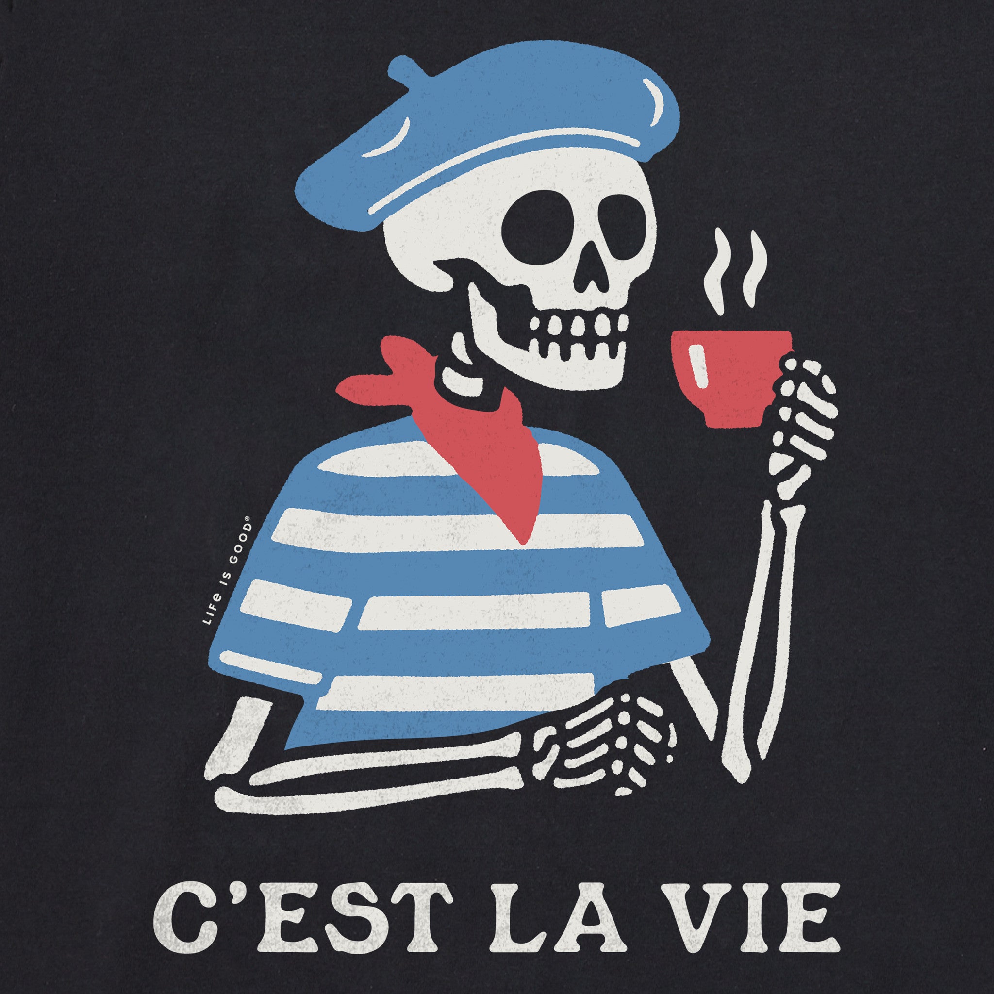 Women's C'est La Vie Skeleton Crusher-LITE Shrunken Tee