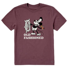 Men's Willie Old Fashioned Short Sleeve Crusher Tee
