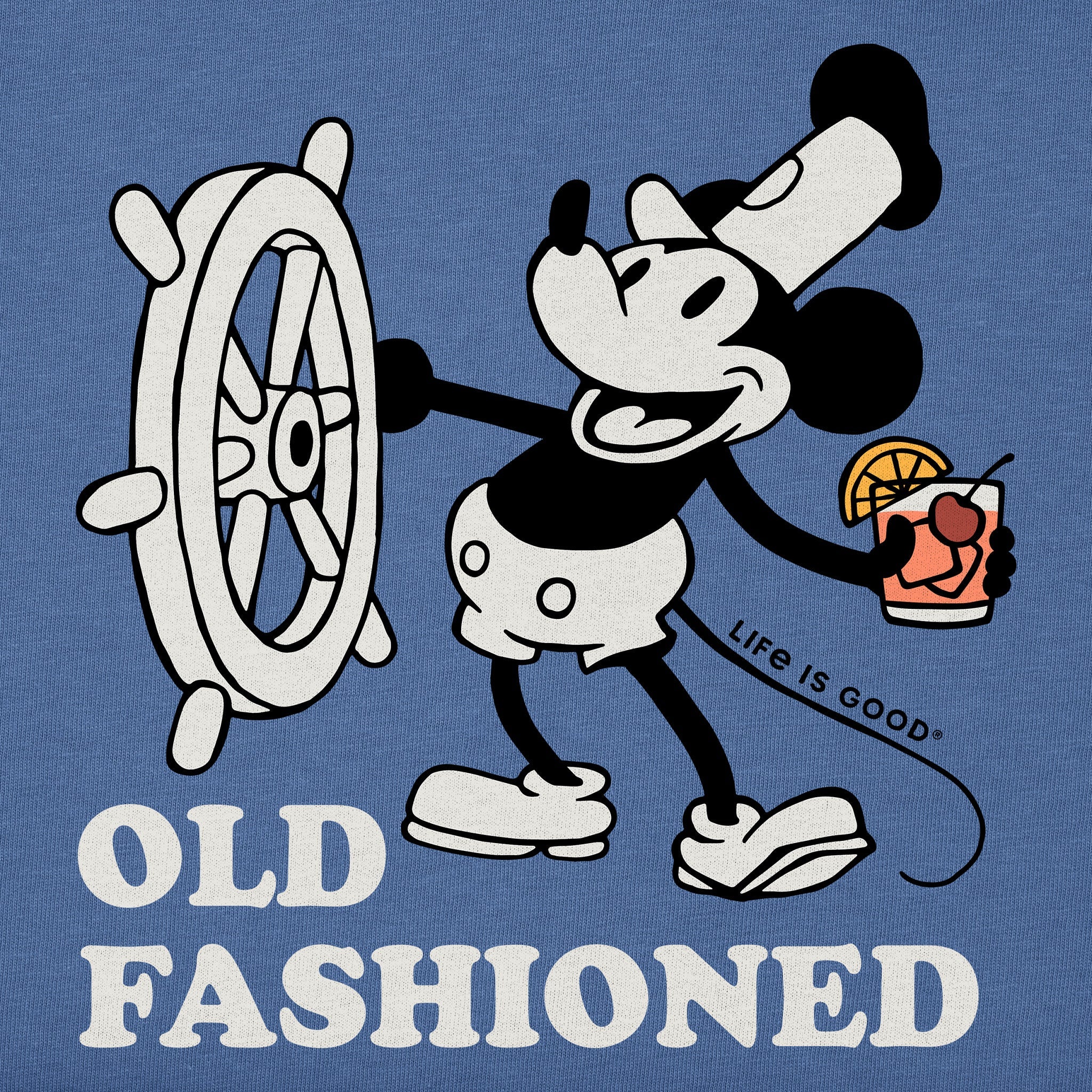 Men's Willie Old Fashioned Short Sleeve Crusher Tee