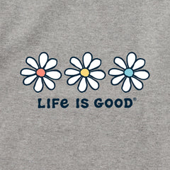 Adult Unisex 3 Daisies Every Wear Crew Sweatshirt