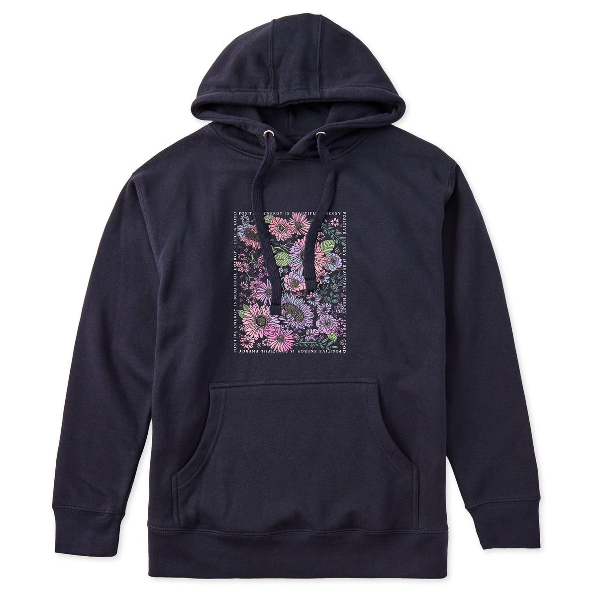 Adult Unisex Beautiful Energy Tie Dye Every Wear Hoodie Sweatshirt