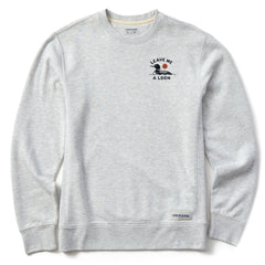 Men's Leave Me a Loon Simply True Fleece Crew
