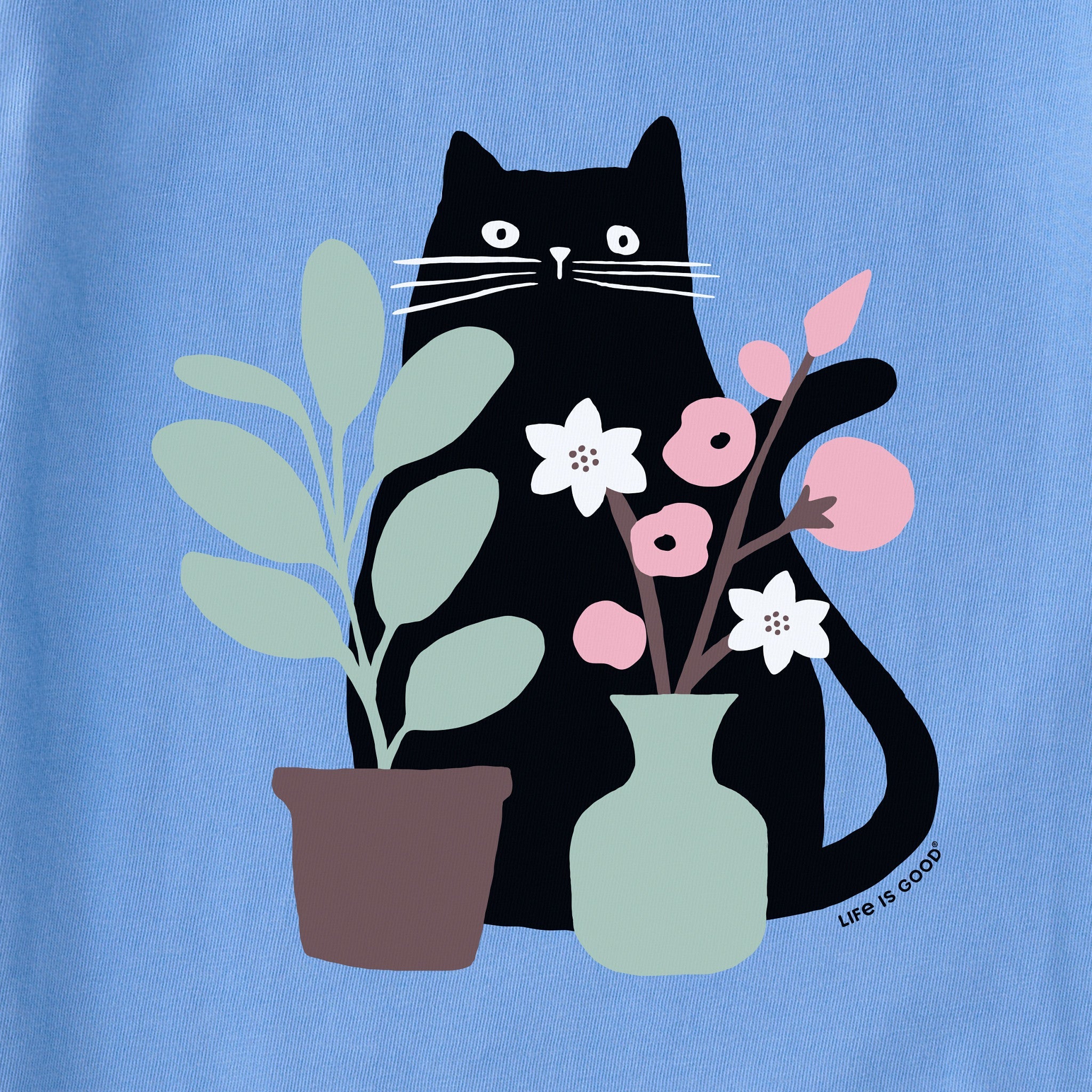 Women's Can you see the Cat? Simply True Fleece Crew