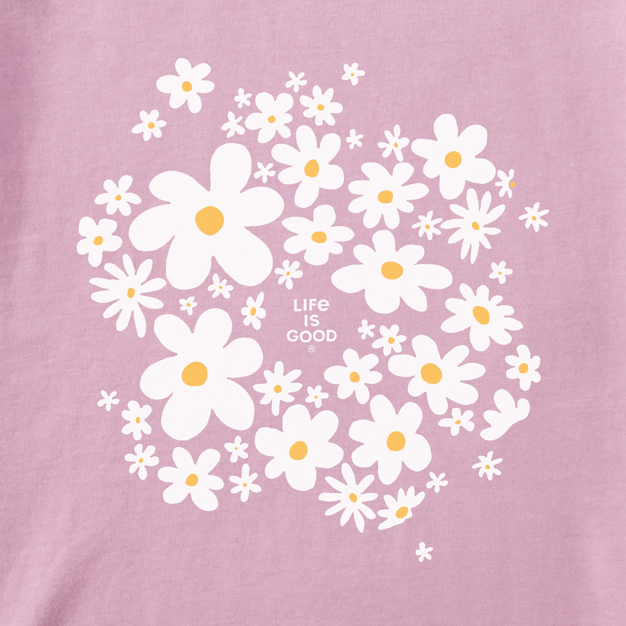 Women's Daisy Splash Simply True Fleece Crew