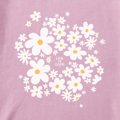 Women's Daisy Splash Simply True Fleece Crew