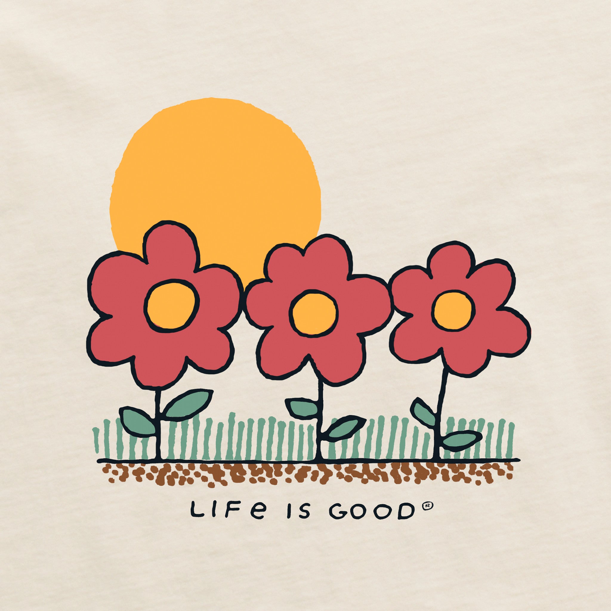 Women's 3 Flowers Simply True Fleece Crew