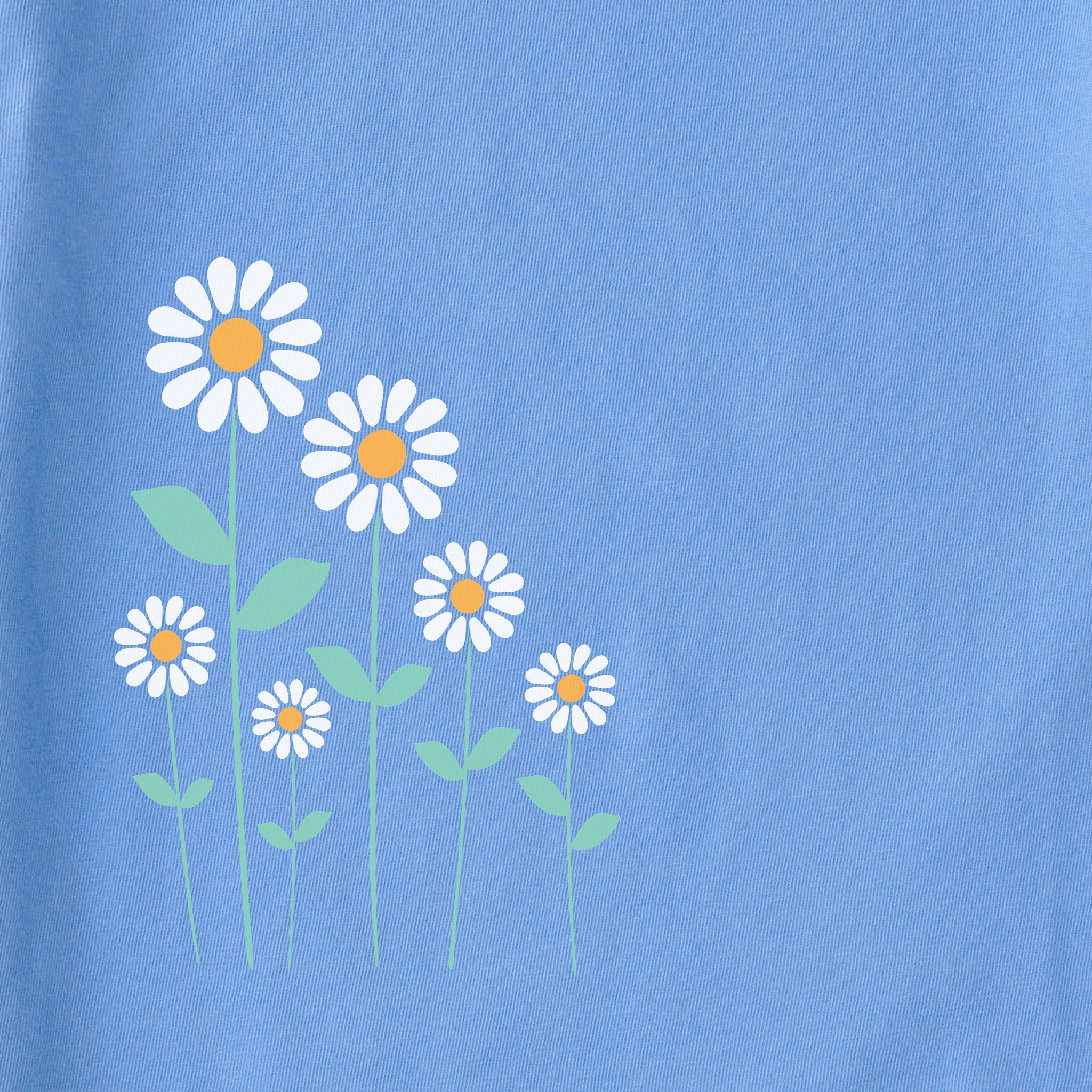 Women's Daisy Bunch Long Sleeve Crusher Boxy Tee