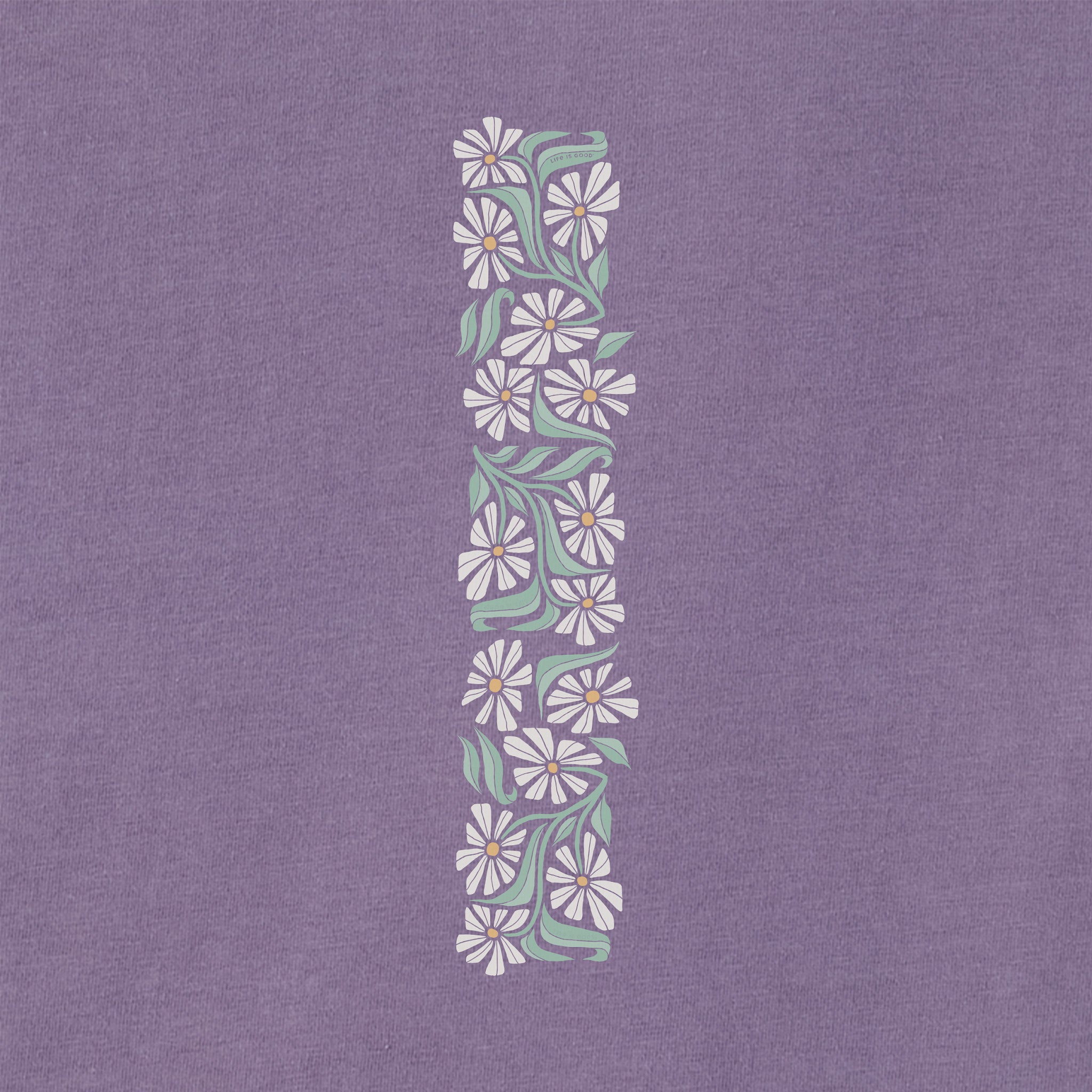 Women's Let Your Soul Bloom Daisies Long Sleeve Crusher Boxy Tee