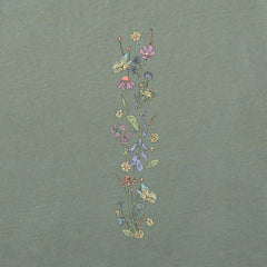 Women's Butterflies & Wildflowers Long Sleeve Crusher Boxy Tee