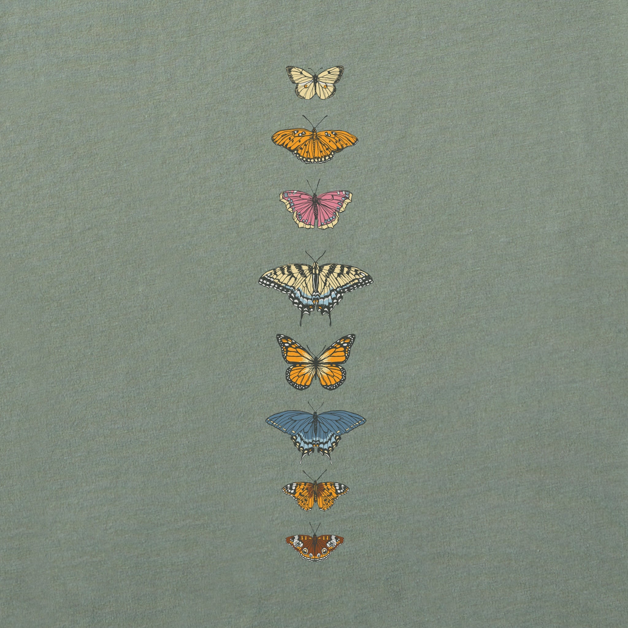 Women's Butterfly Flight Long Sleeve Crusher Boxy Tee