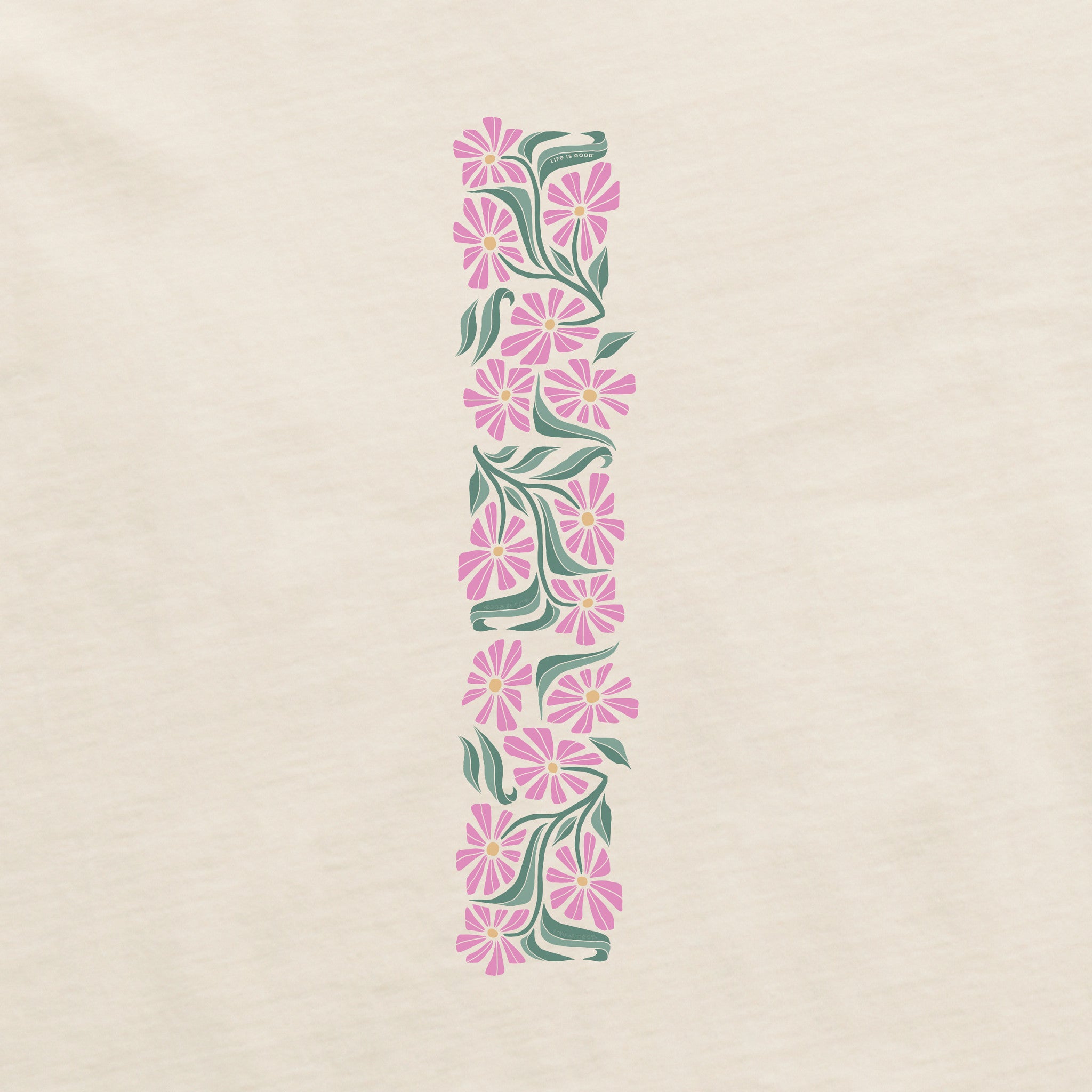 Women's Let Your Soul Bloom Daisies Long Sleeve Crusher Boxy Tee