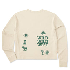 Women's Cowboy Medley Long Sleeve Crusher Boxy Tee