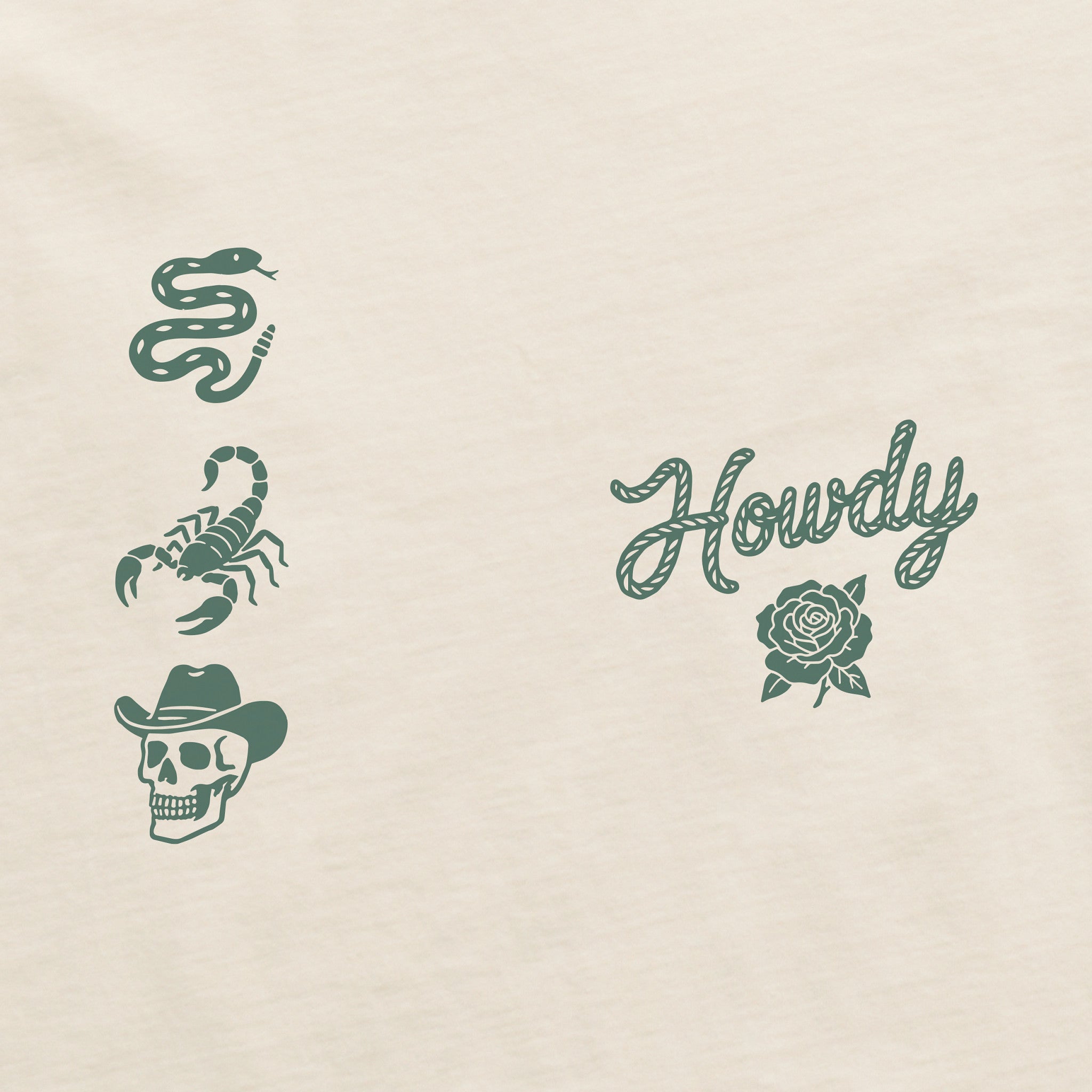 Women's Cowboy Medley Long Sleeve Crusher Boxy Tee