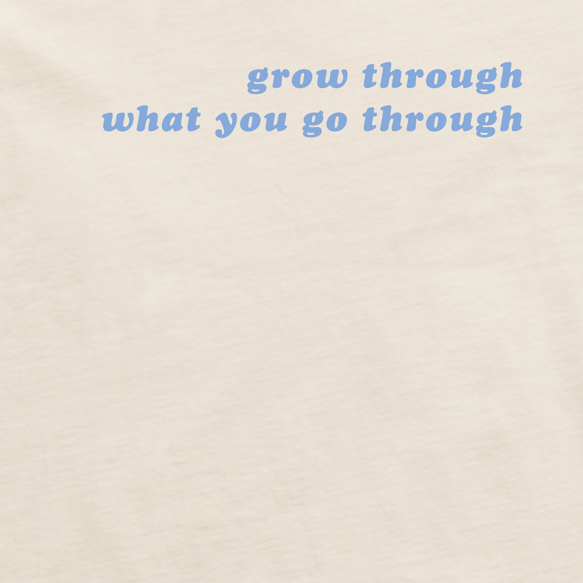 Women's Grow Through Retro Flowers Long Sleeve Crusher Boxy Tee