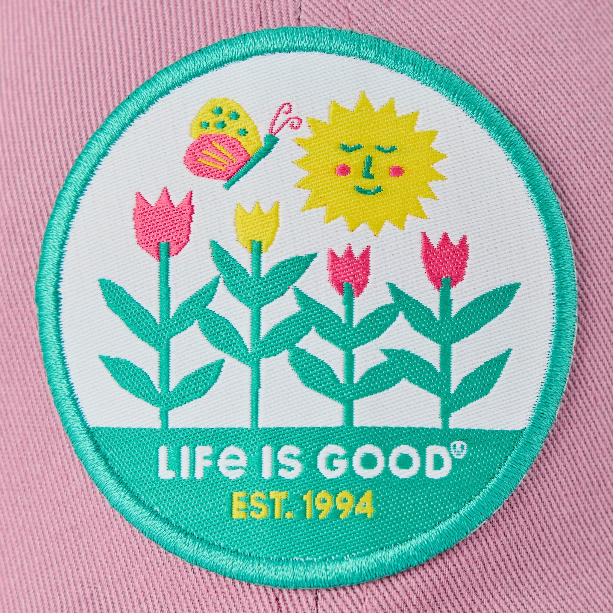 Adult Unisex Sunny Butterfly Garden Chill Cap