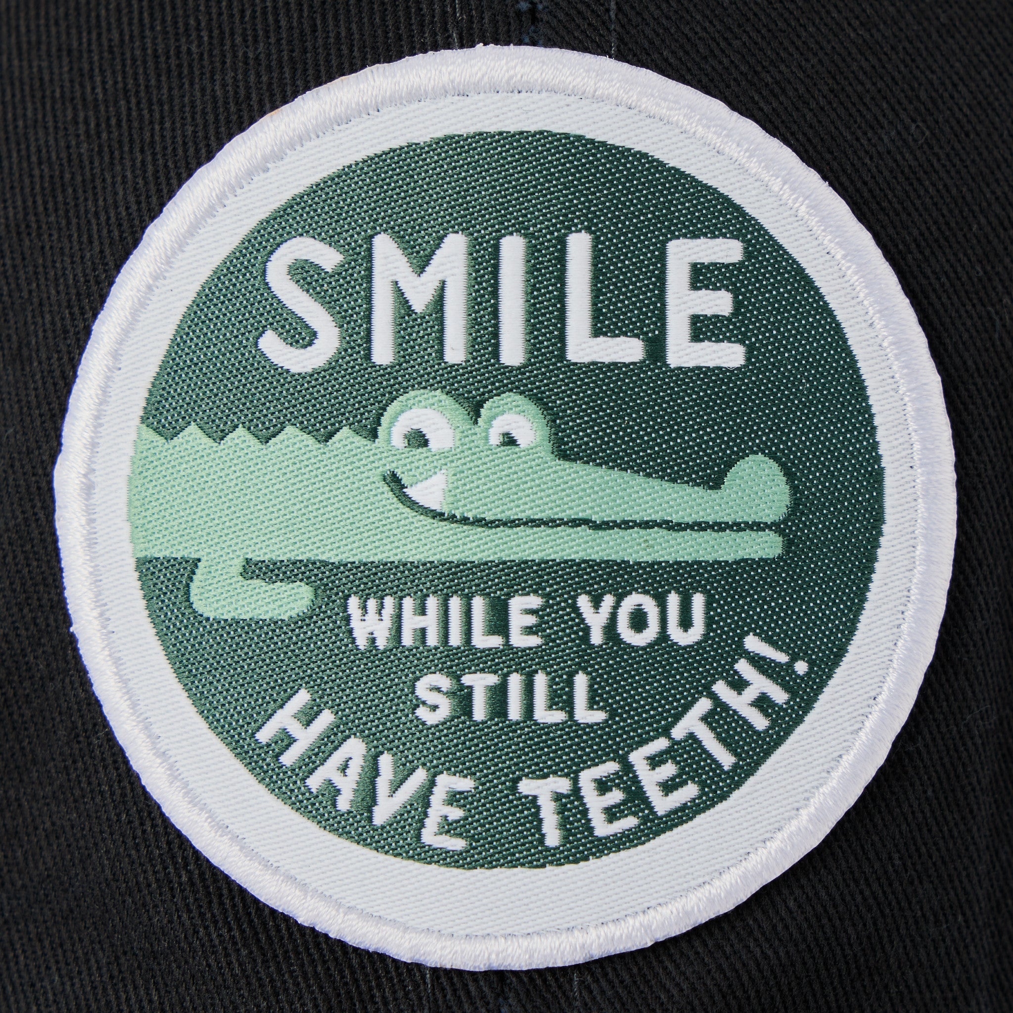 Adult Unisex Smile While You Have Teeth Patch Chill Cap