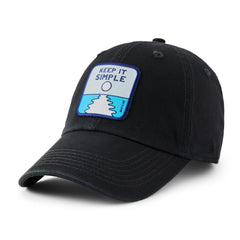 Adult Unisex Simple Patch Chill Cap