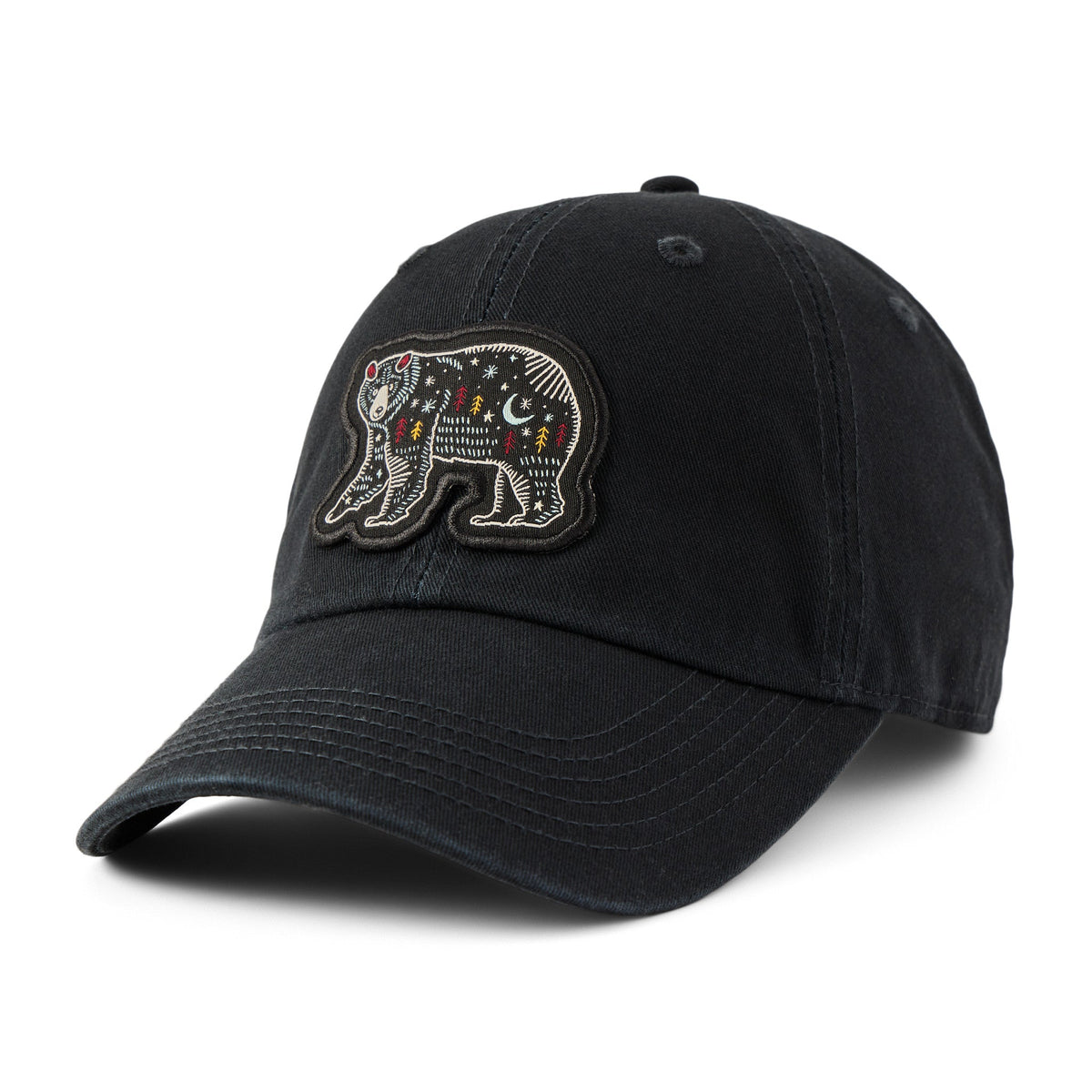 Adult Unisex Scenic Bear Patch Chill Cap
