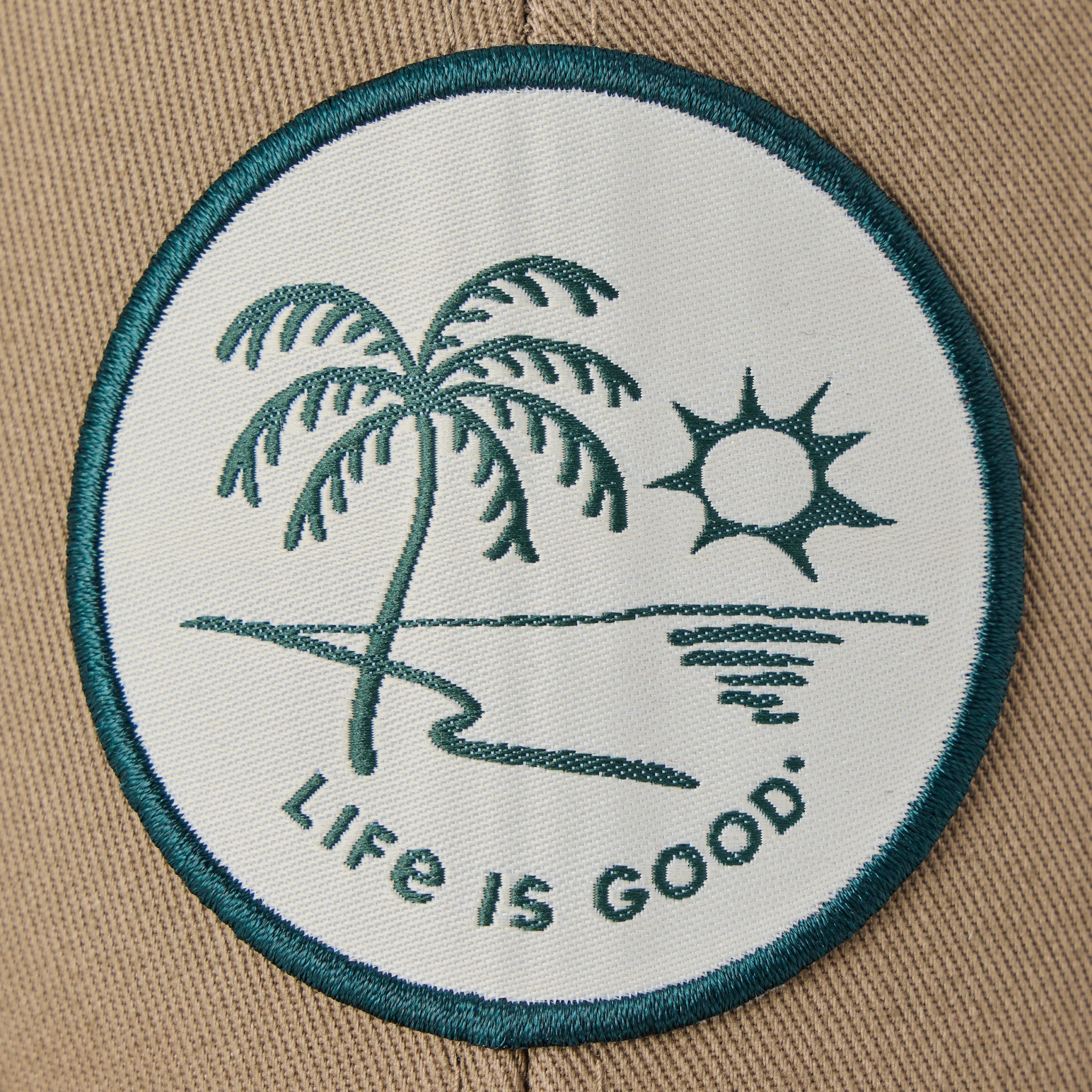 Adult Unisex Palm Tree Patch Trucker