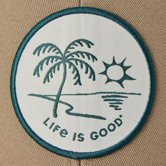 Adult Unisex Palm Tree Patch Trucker