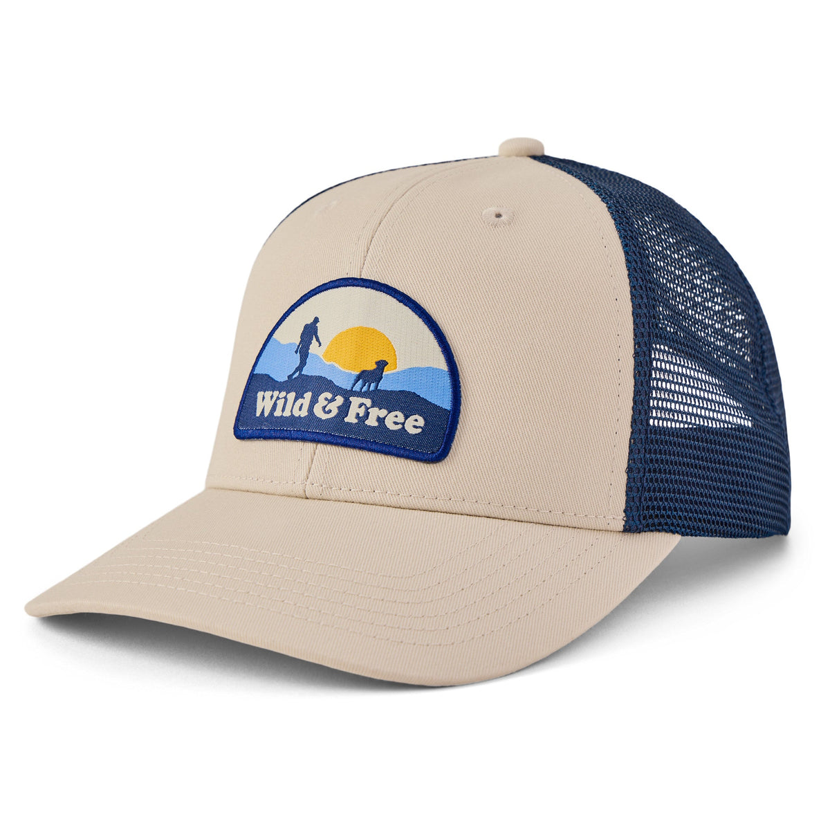 Adult Unisex Wild & Free Patch Trucker