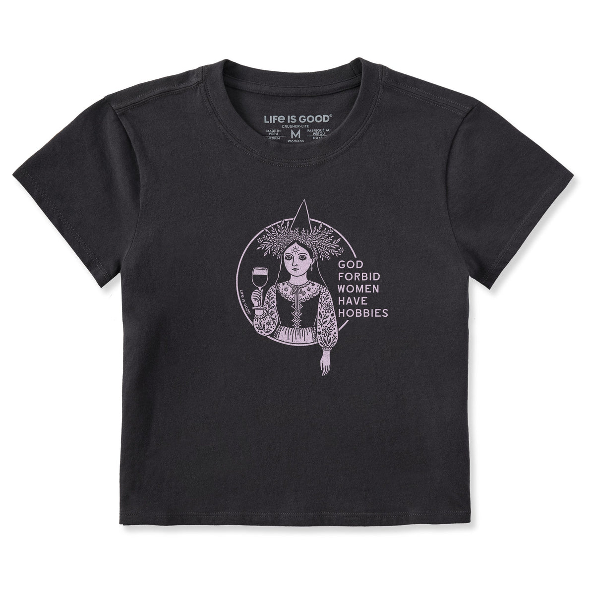 Women's Flower Hobbies Crusher-LITE Shrunken Tee