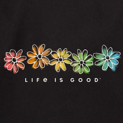 Adult Unisex Rainbow Daisies Every Wear Crew Sweatshirt