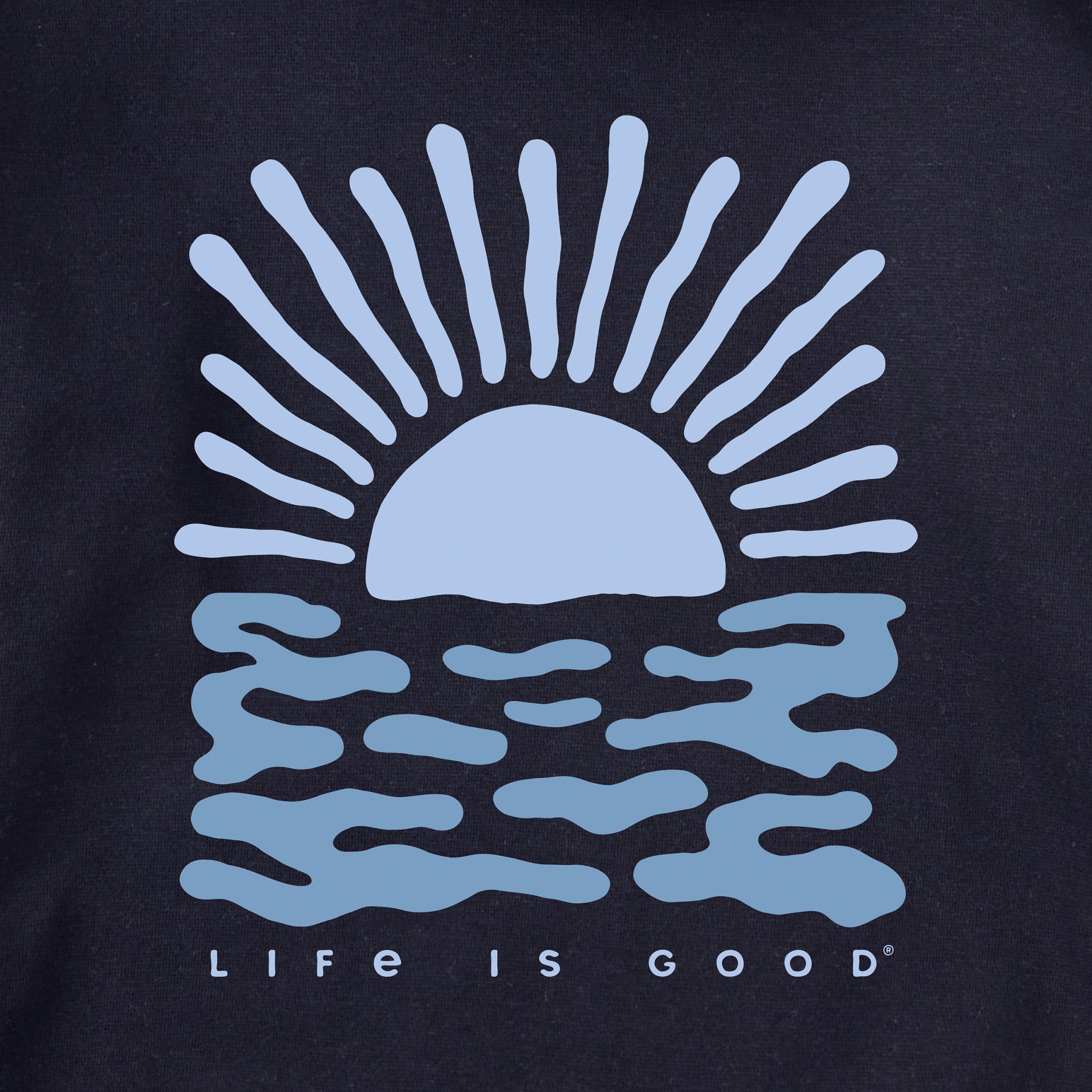 Adult Unisex Sun Over the Water Every Wear Hoodie Sweatshirt