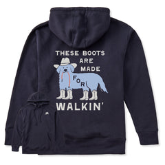Adult Unisex These Boots are Made for Walkin Dog Every Wear Hoodie Sweatshirt