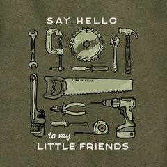 Adult Unisex Say Hello to My Little Friends Tools Every Wear Hoodie Sweatshirt